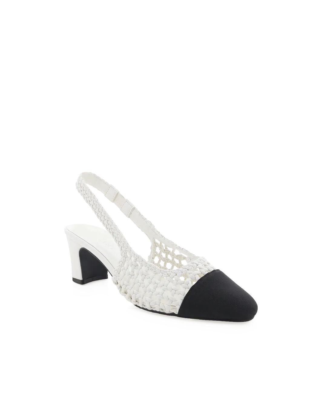 Flawless Step Iconic Form FLORIS - WHITE-BLACK GROSGRAIN