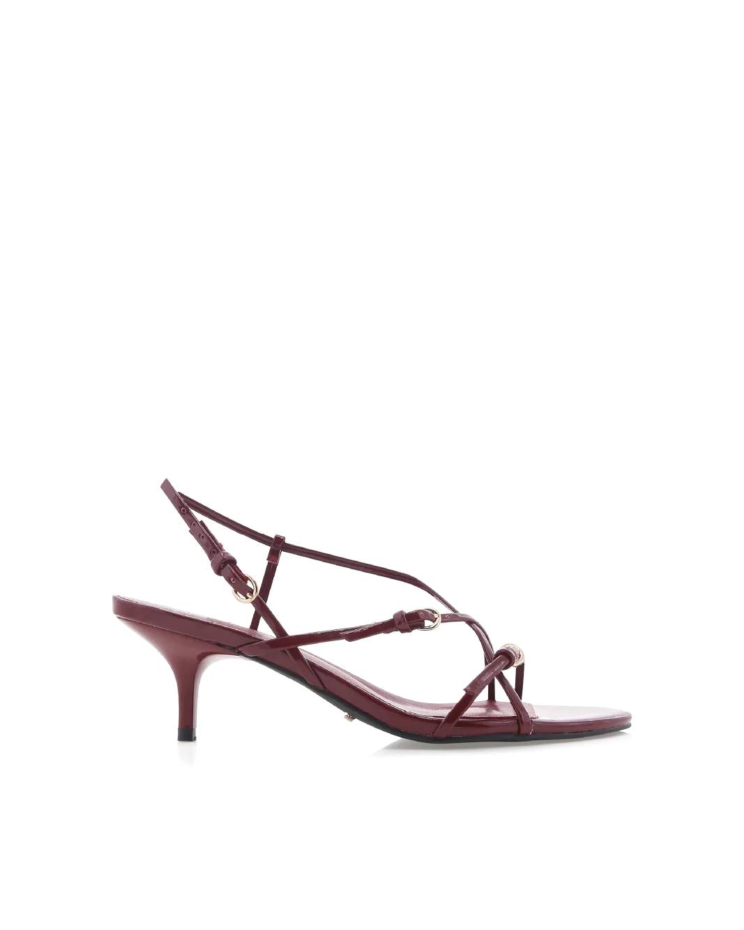 Elegant Footwear Polished Step FLOSSIE - CHERRY RED PATENT