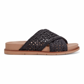 Flurry Round Toe Slip-on Flat Casual Sandals Ventilation Airflow Channels Gel Cushioning