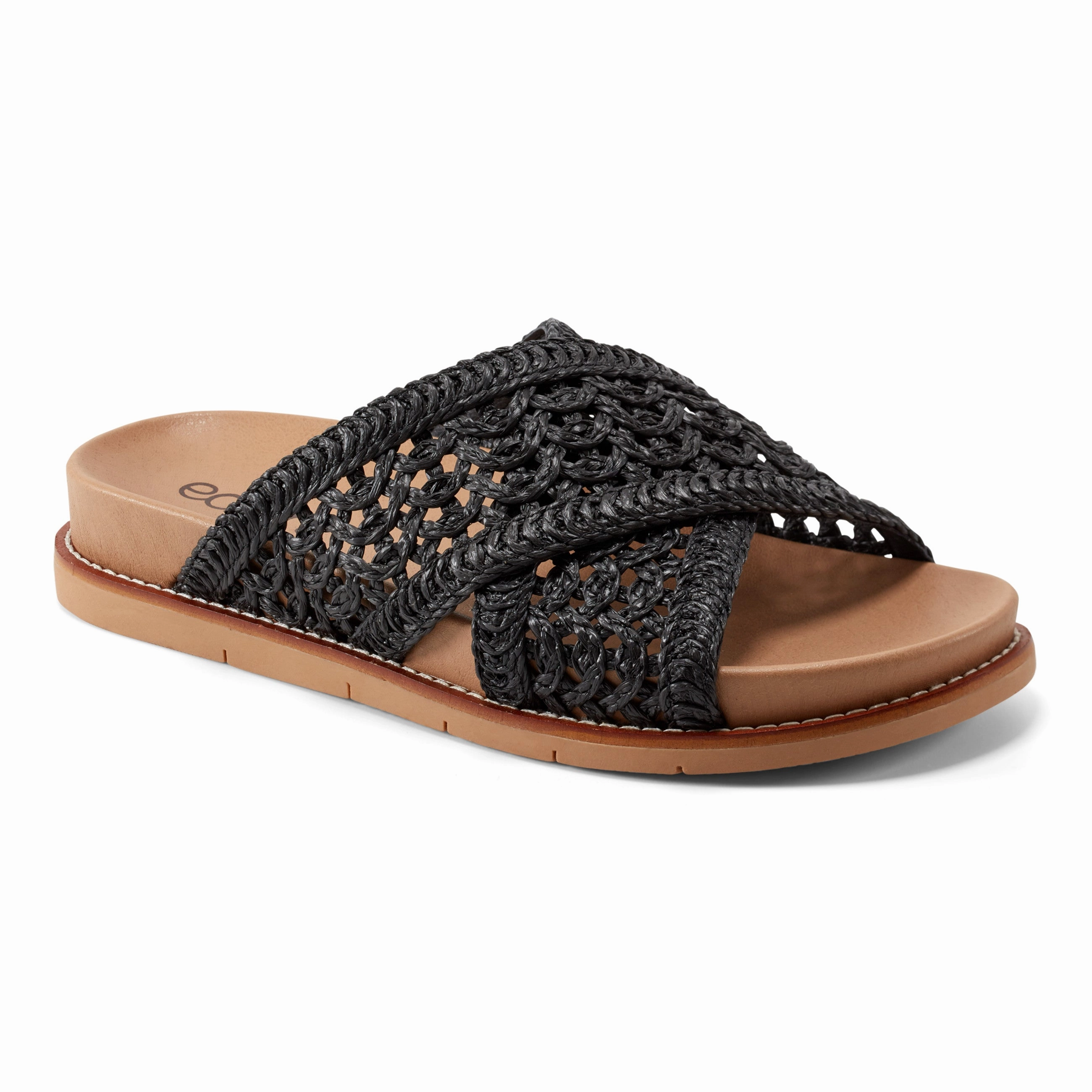 Flurry Round Toe Slip-on Flat Casual Sandals Bare Feel Wide Fit Design