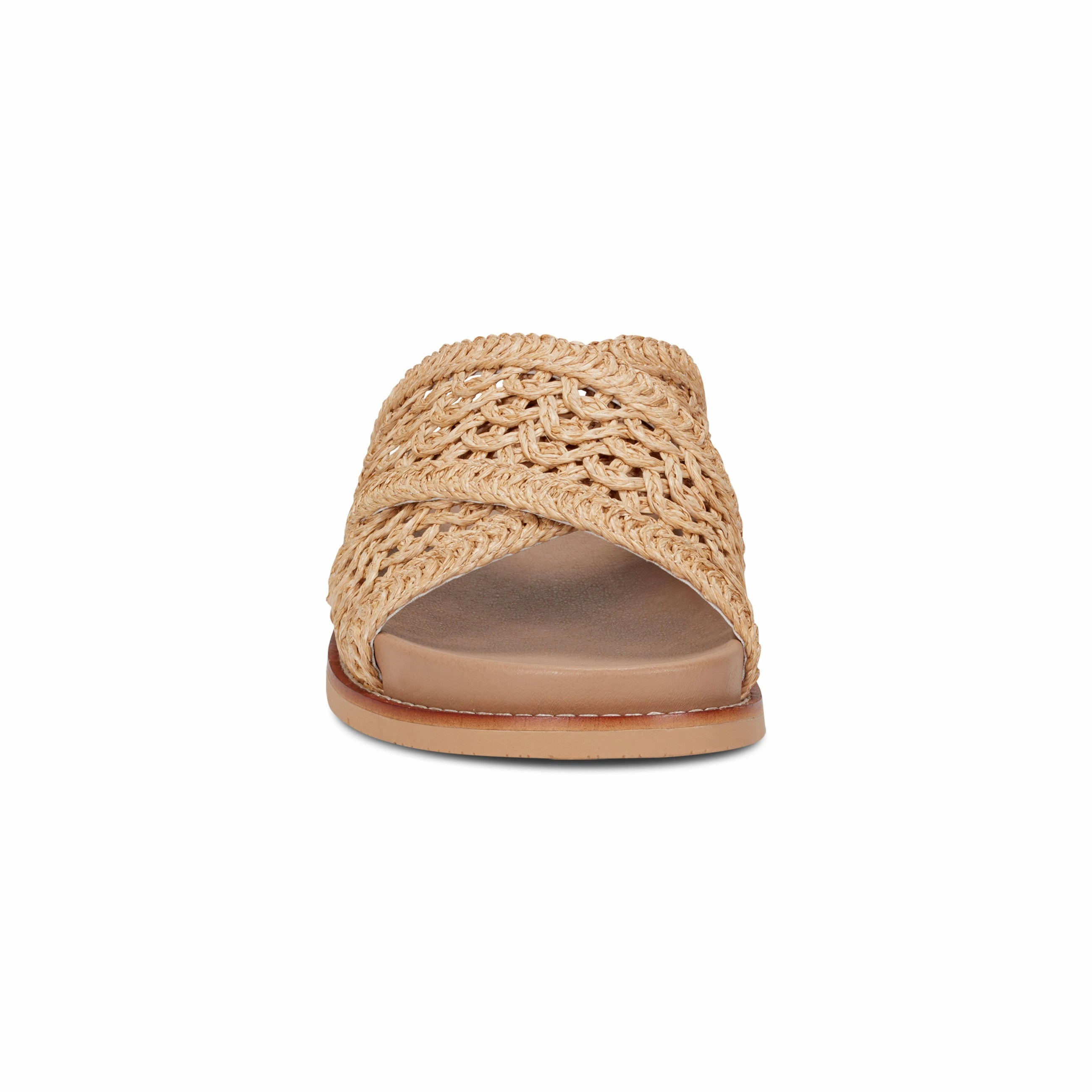 Comfortable Footwear for Summer Flurry Round Toe Slip-on Flat Casual Sandals