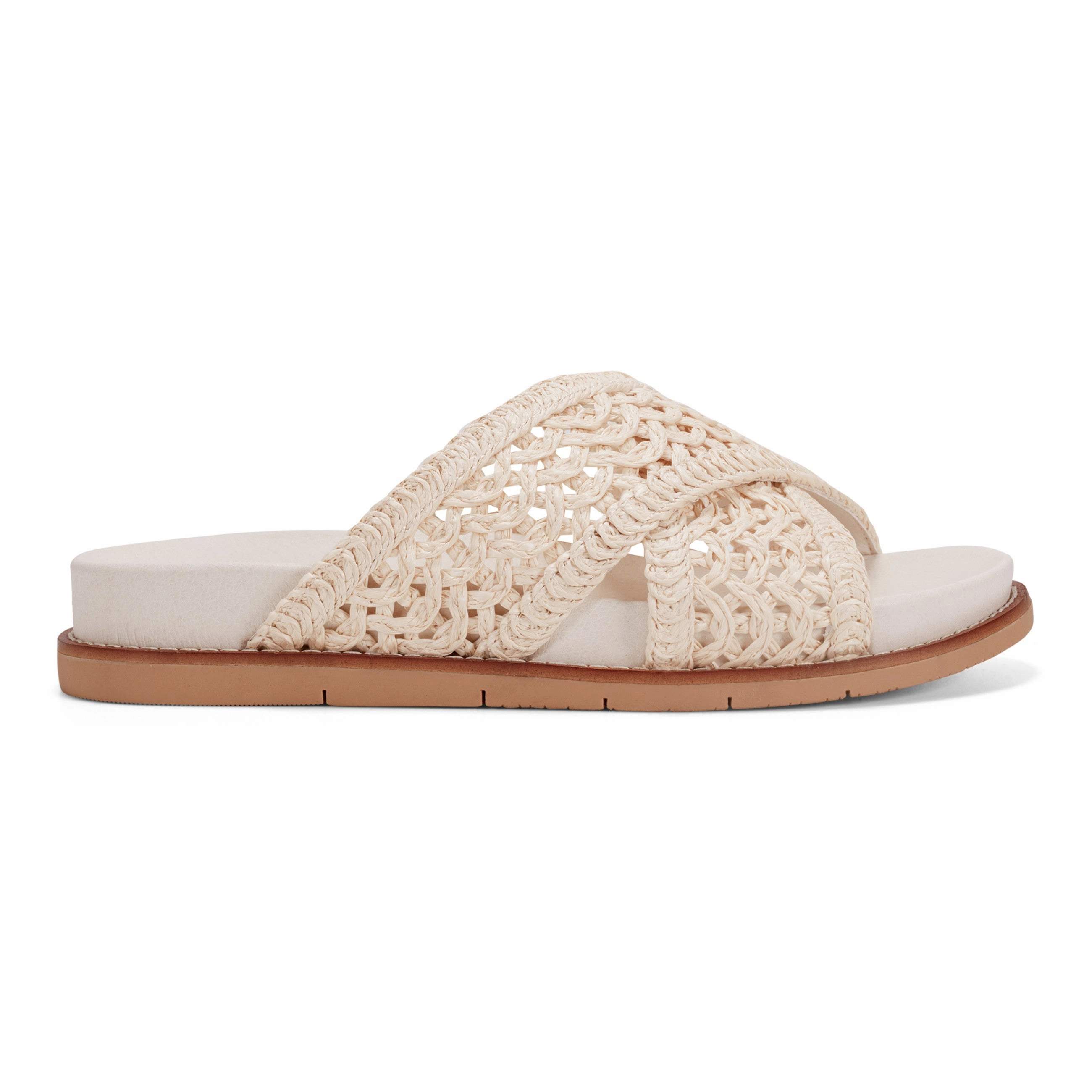 Mule Style Flurry Round Toe Slip-on Flat Casual Sandals