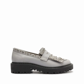 Teen Fun Fitness Vibe Christie Fringes Leather Flat