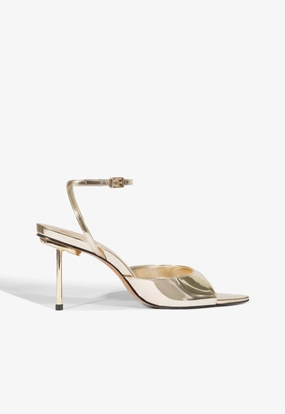 Lilith Metallic Sandal Odor Resistant Insole Water Drainage Channels