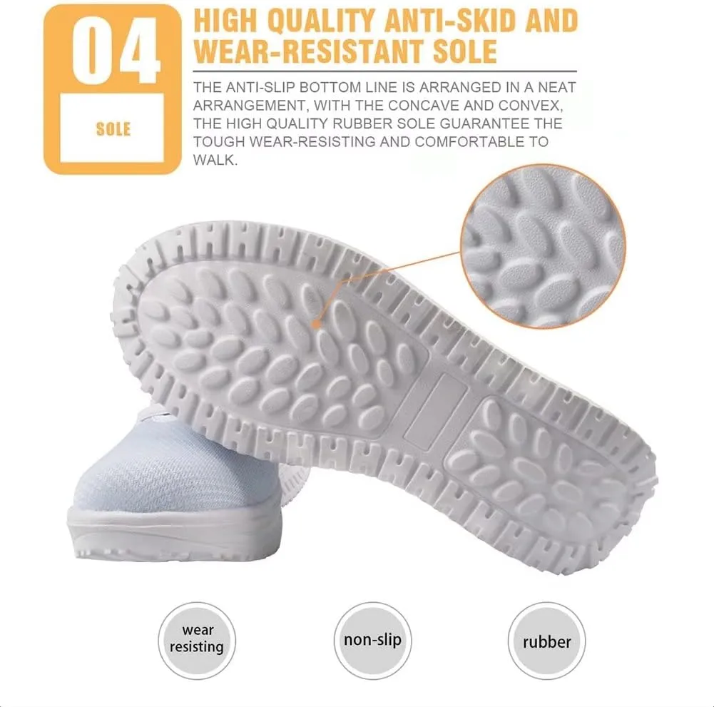 FOR U DESIGNS Novelty Sneakers for Women Platform Walking Shoes Casual Lace Up Running Shoes Lightweight Breathable Shoes
