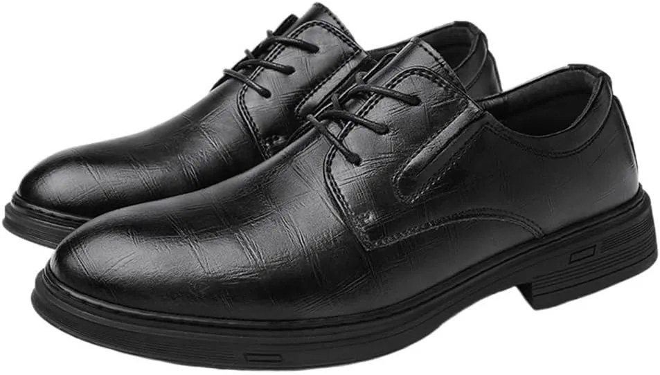 Formal Shoes Dress Oxford for Men Comfortable Casual Business Oxfords Wedding Flats