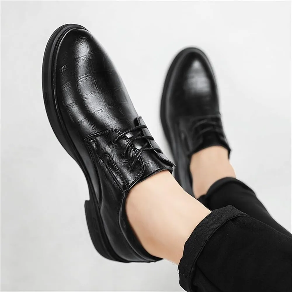 Formal Shoes Dress Oxford for Men Comfortable Casual Business Oxfords Wedding Flats