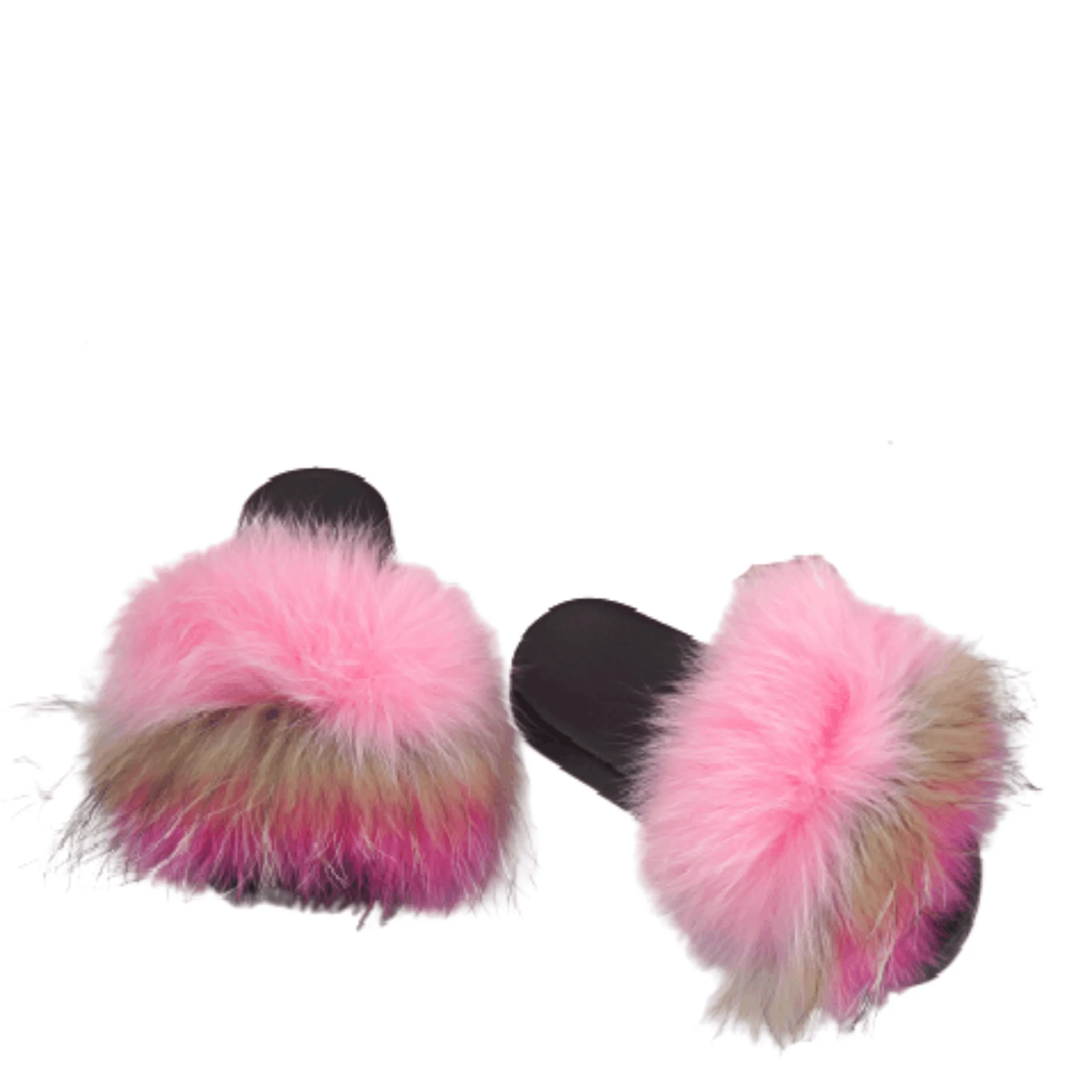 Fox Fur Slippers