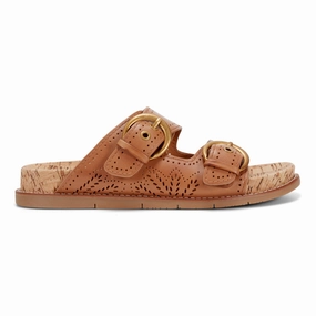 Gel Insert Adjustable band Francii Round Toe Casual Slip-on Flat Sandals