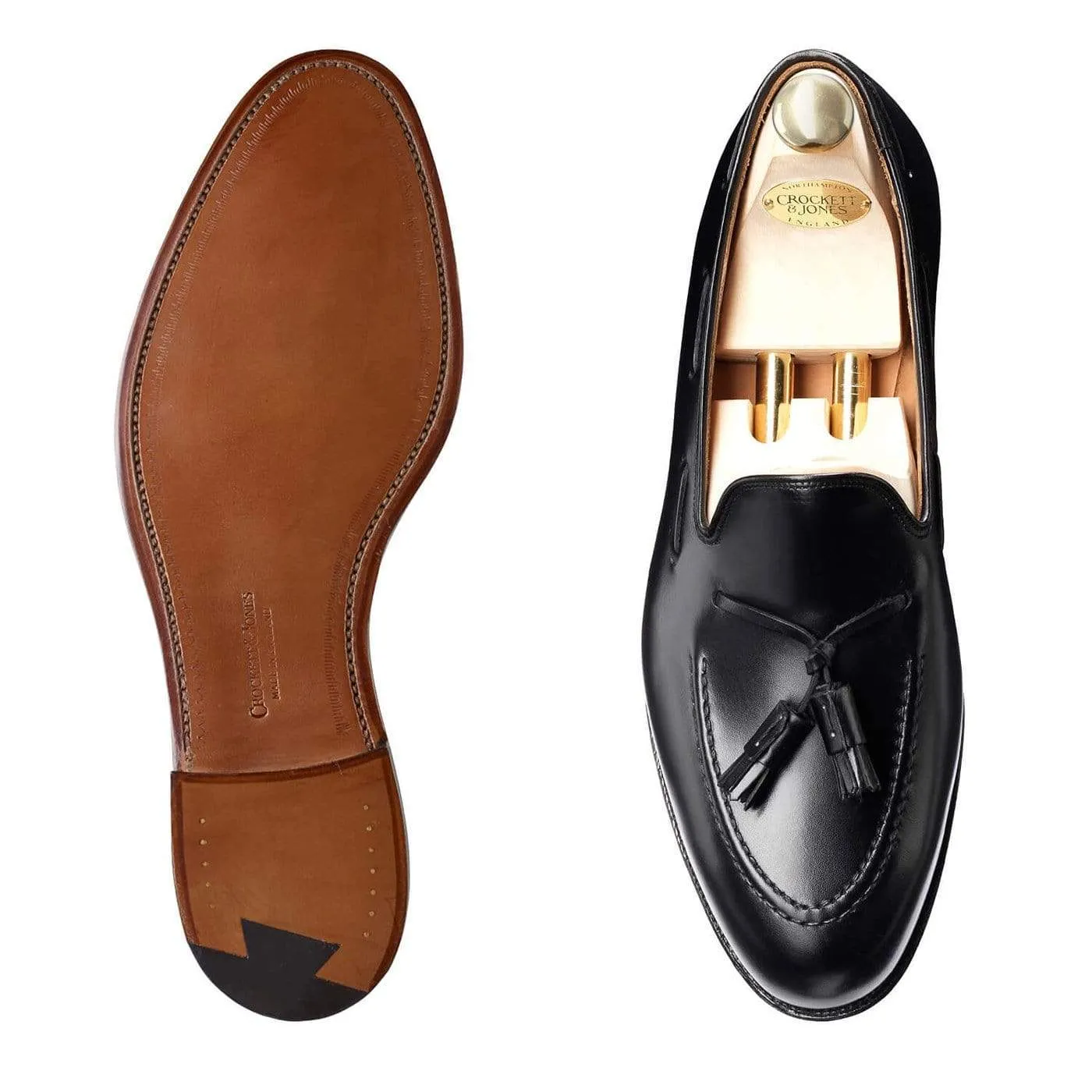 Cavendish Black Calf Elastic Sling