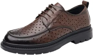 Genuine Leather Men Loafers Casual Thick Soled Shoe Men Sneakers Business Oxford Shoes Outdoor Driving Shoes Office Formal Shoes