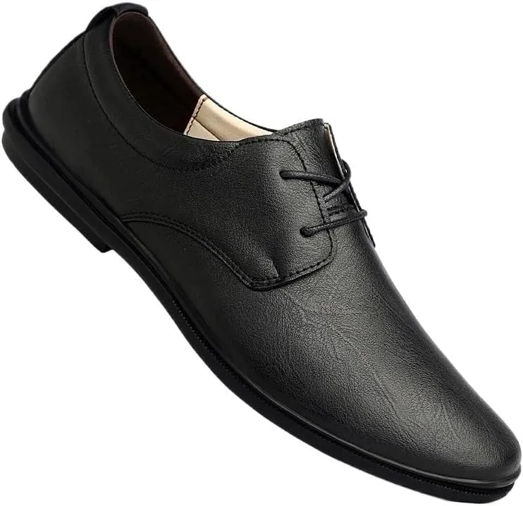 Genuine Leather Shoes, Pointed Toe Business Dress High-end Mens Formal Shoes Breathable Comfortable Shoes