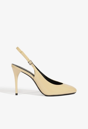 Heritage Line Zip Fast Geraldine Sling Patent Pump