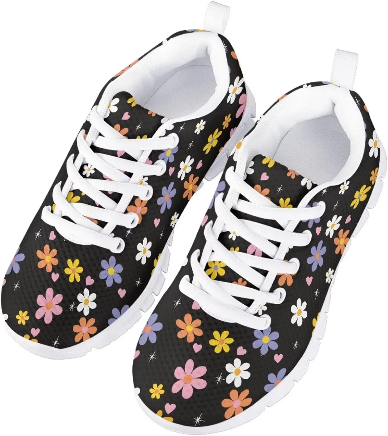 GIFTPUZZ Kids Sneakers Athletic Running Sports Shoes Breathable Mesh Tennis Shoes