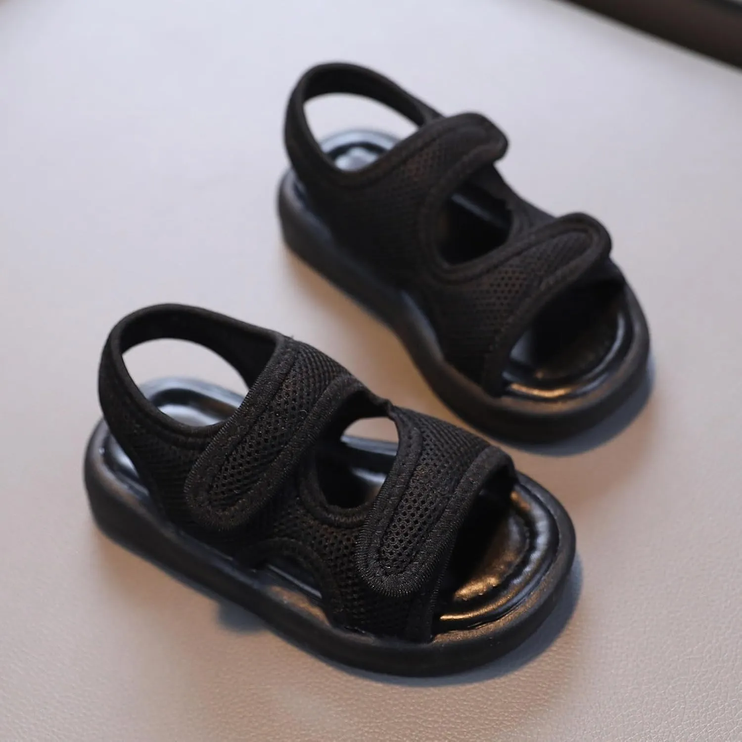 Girls Dress Shoes Kids Sandals Boys Girls Lightweight Athletic Sandals With Adjustable Webbing For Hiking Walking Beach Water Sports Double Adjustable Boys