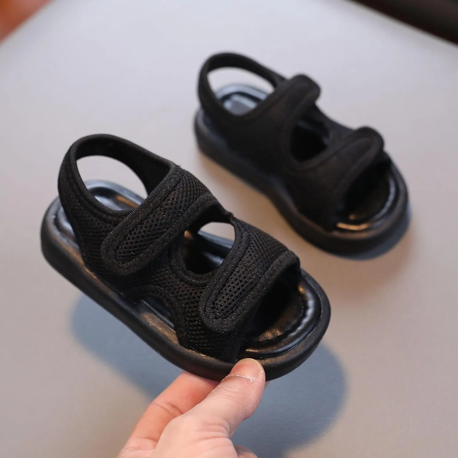 Girls Dress Shoes Kids Sandals Boys Girls Lightweight Athletic Sandals With Adjustable Webbing For Hiking Walking Beach Water Sports Double Adjustable Boys