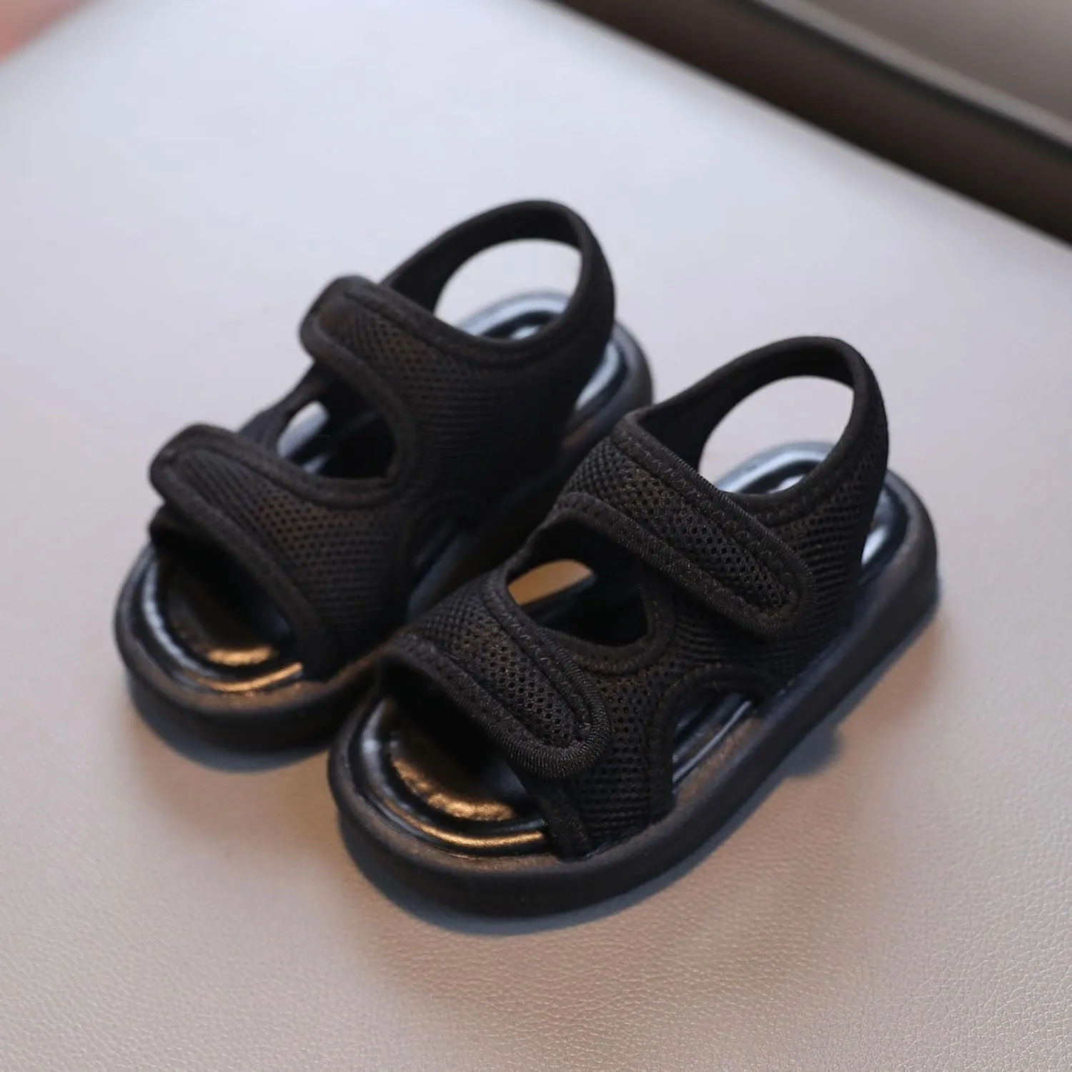 Girls Dress Shoes Kids Sandals Boys Girls Lightweight Athletic Sandals With Adjustable Webbing For Hiking Walking Beach Water Sports Double Adjustable Boys