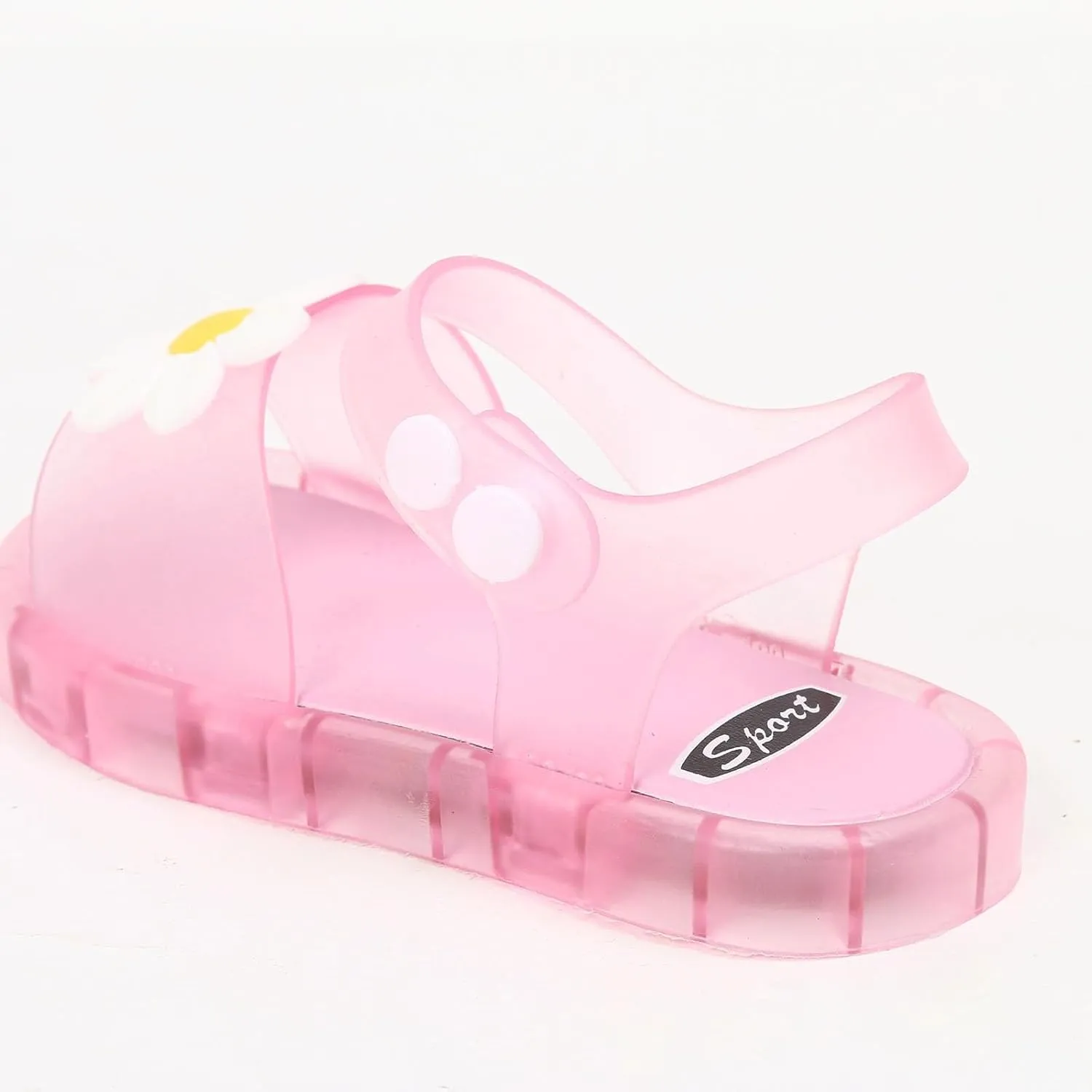 Girls Flat Sandals with Adjustable Ankle Strap Girls Sandals Jelly Western Medium And Large Children's Luminous Lighted Slippers And Boys Double Adjustable Boys
