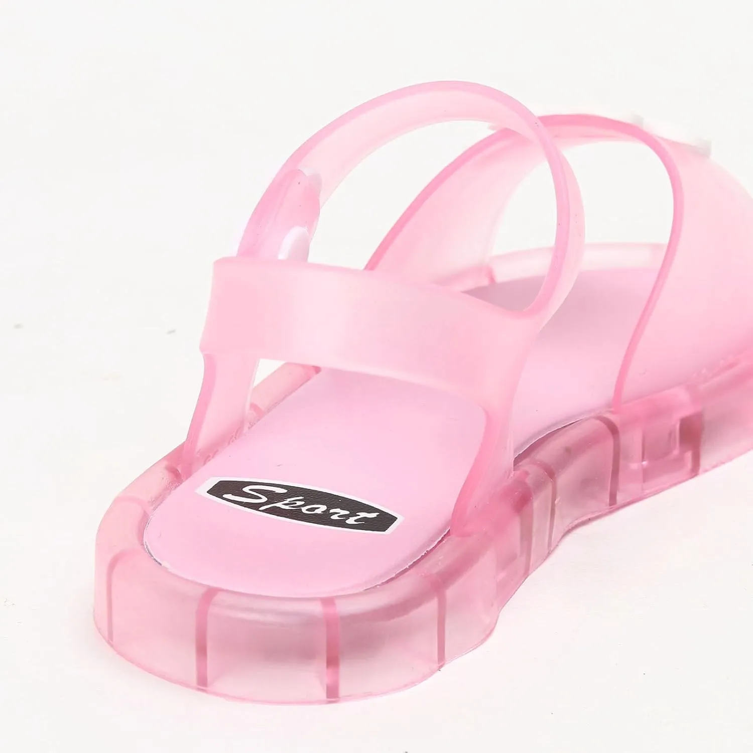 Girls Flat Sandals with Adjustable Ankle Strap Girls Sandals Jelly Western Medium And Large Children's Luminous Lighted Slippers And Boys Double Adjustable Boys