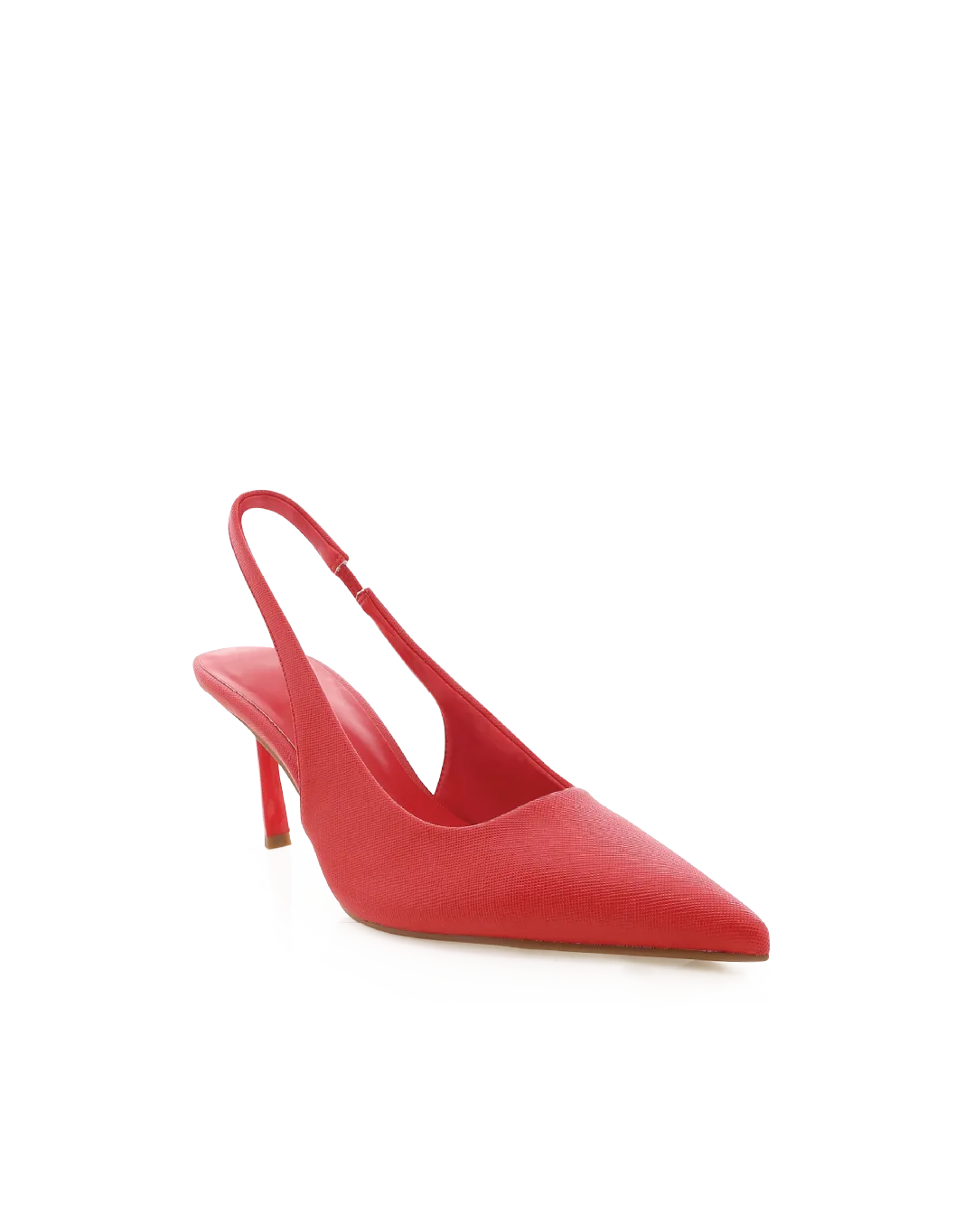 Ankle Strap IDANA - PIMIENTO SAFFIANO SHINE
