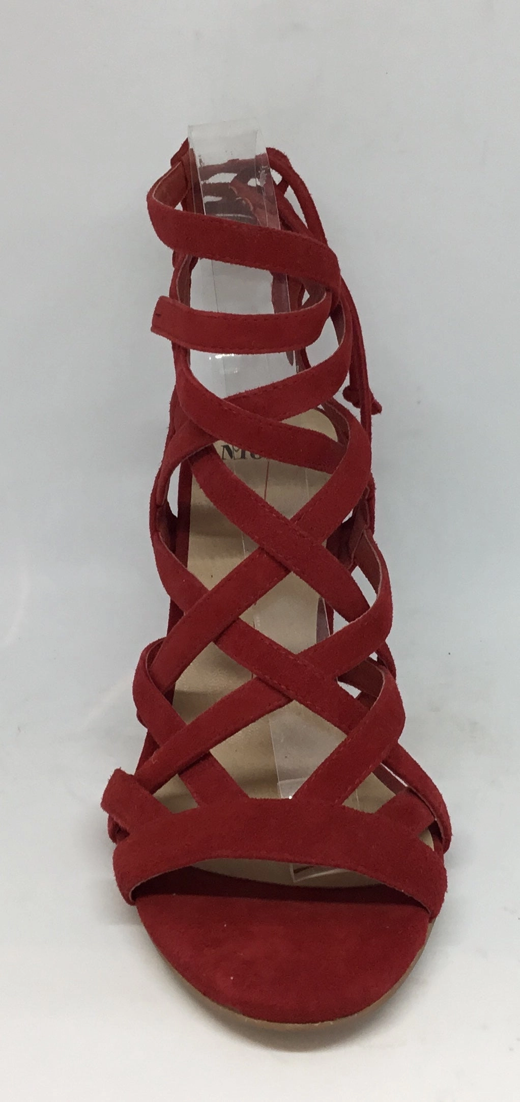 Mollini Cassock Red Suede Leather Heel Posture Boost