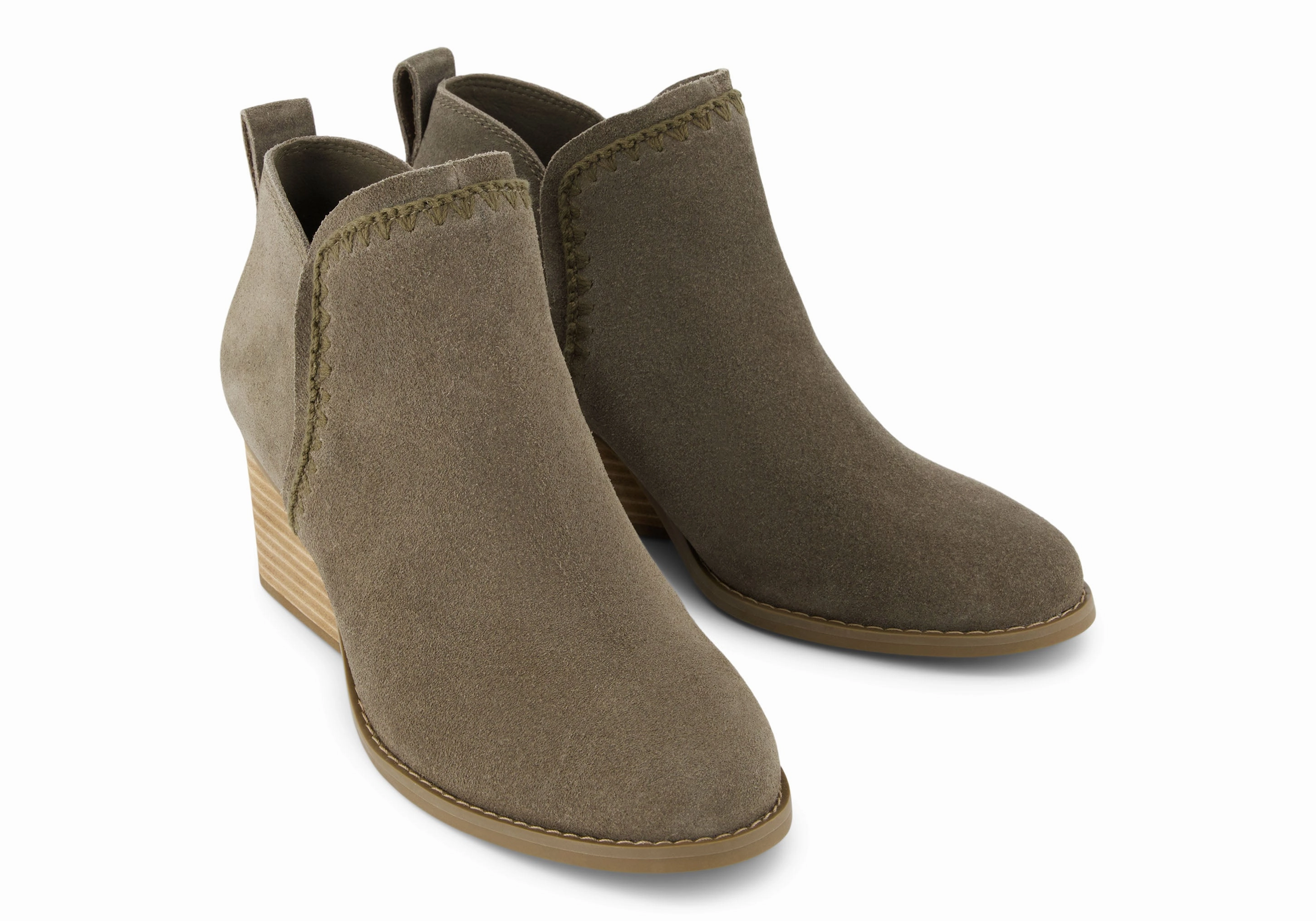 Blown Rubber Outsole Joint Care Kaia Ankle Boot - Canteen Suede