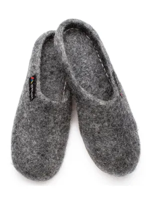 Grey Sherpa Slippers | 909 SS-1