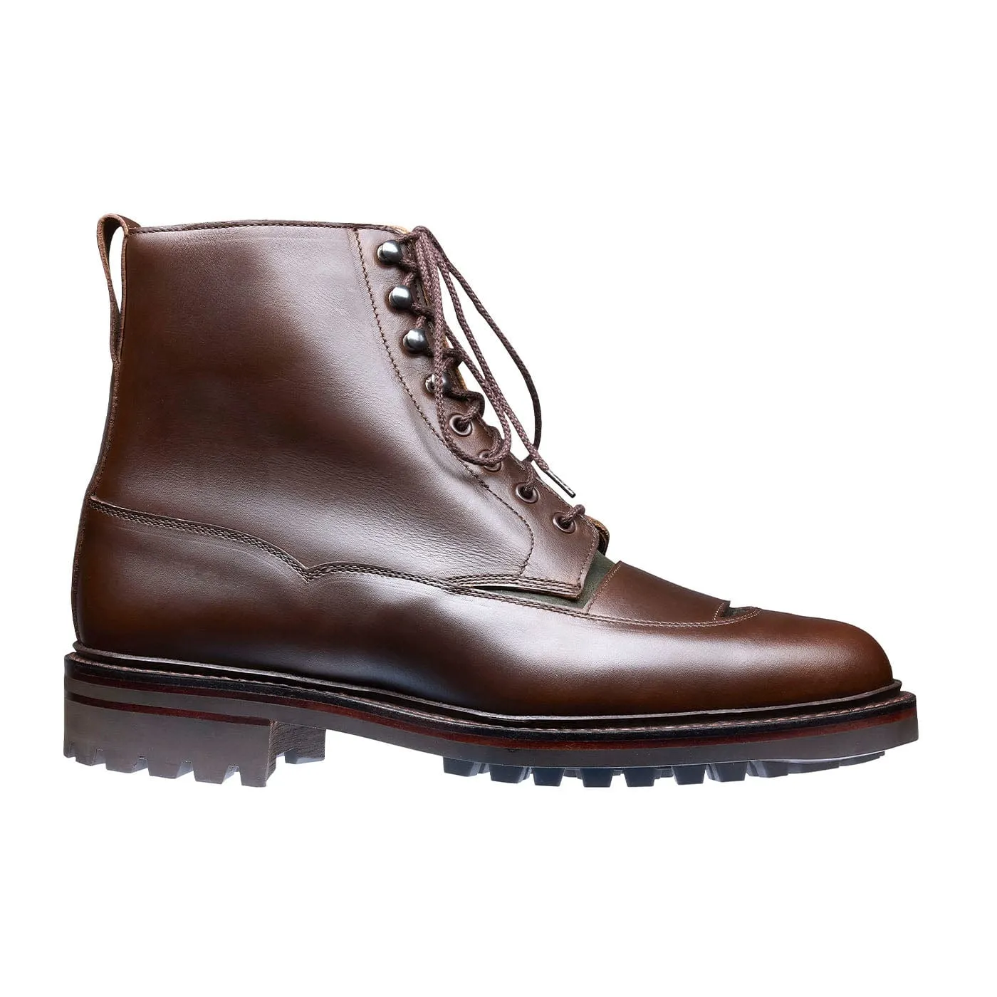 Everest Dark Brown Waterproof Sides Urban Trail Eco Material Rough Trail Hiker