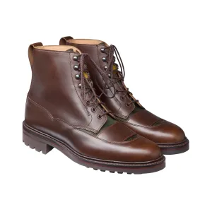 Slip Resistant Rough Terrain Pull Tab Everest Dark Brown Waterproof Sides