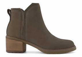 Sky Blue Breathable Daily Walk Hailey Ankle Boot - Canteen Leather