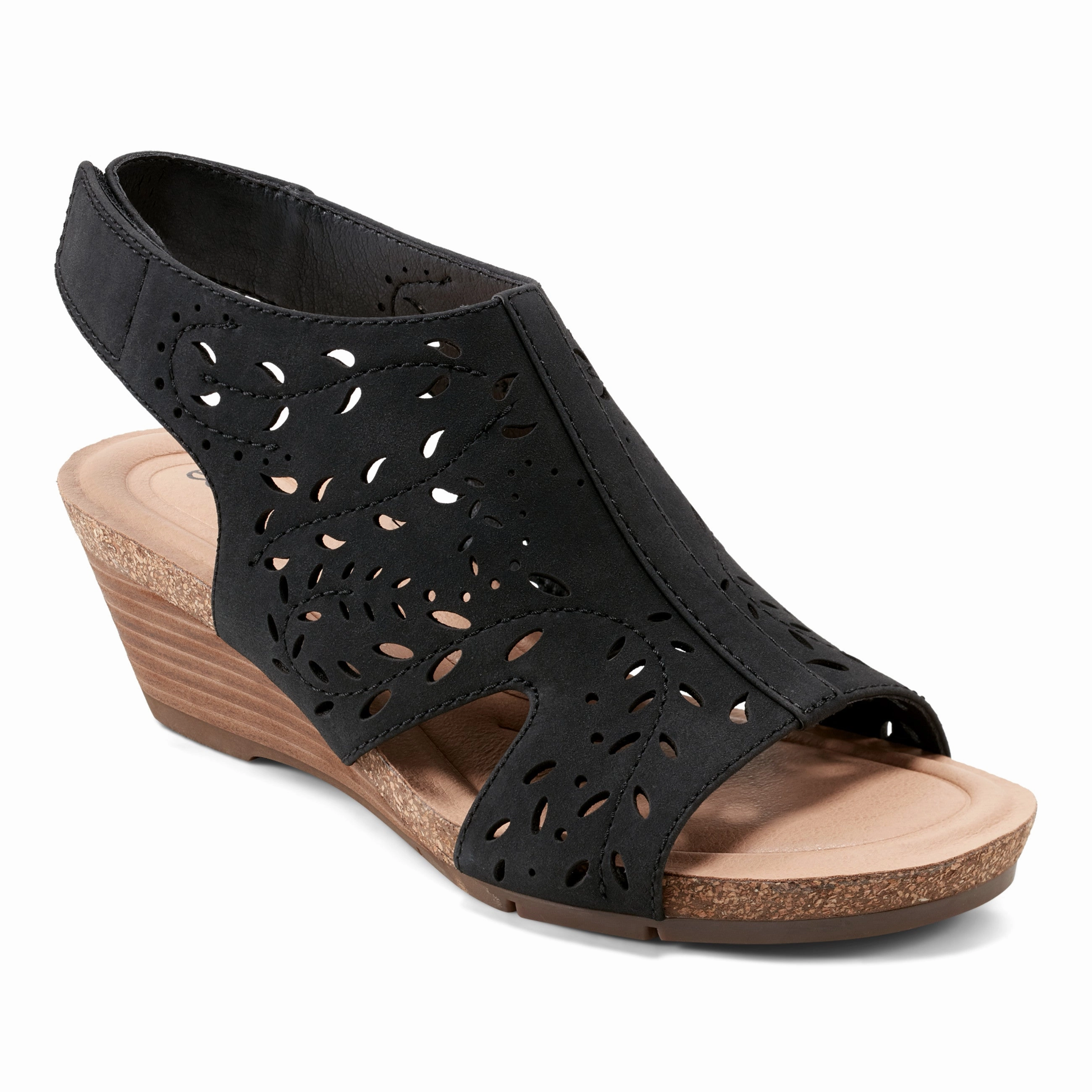 Halin Round Toe Casual Slingback Wedge Sandals Modern Comfort Quick Dry Technology
