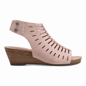 Hana Round Toe Laser Cut Dress Sandals Daily Relax