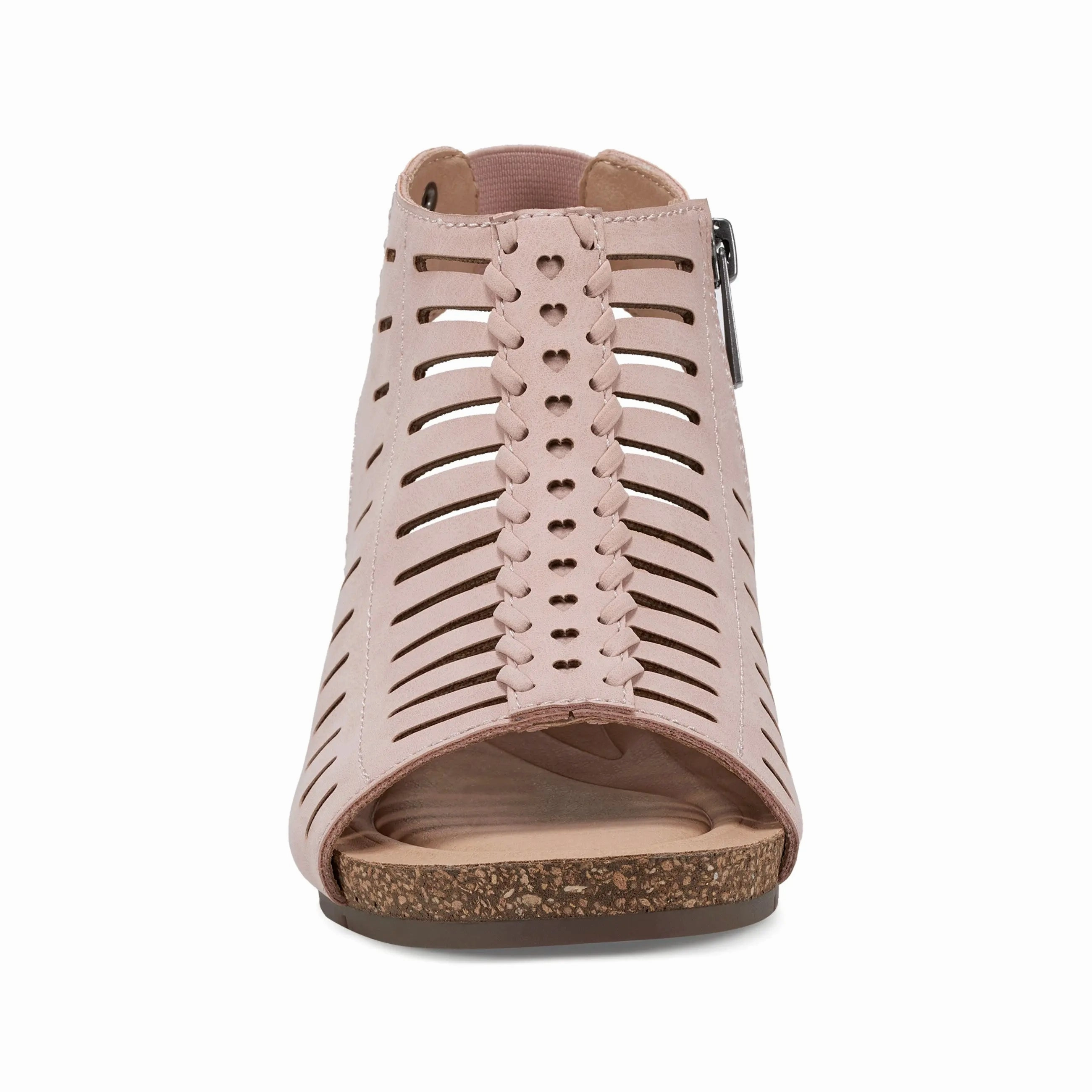 Arch support Hana Round Toe Laser Cut Dress Sandals