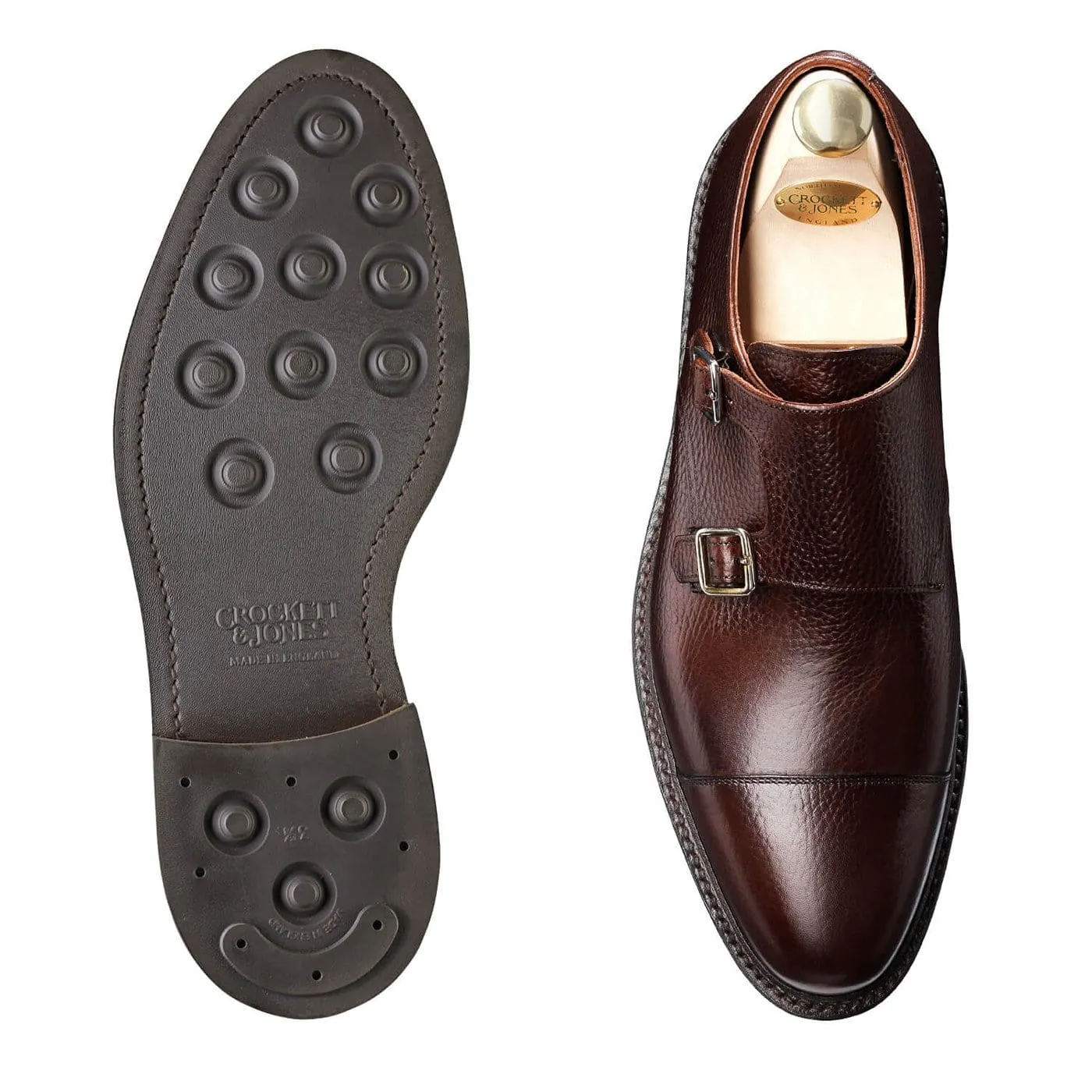 Club Edge Water Edge Harrogate Dark Brown Country Calf Grain