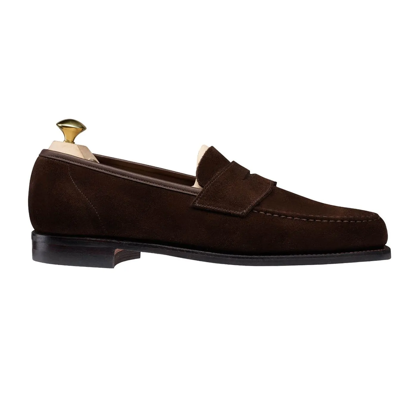 Supportive Core Office Workers Harvard 2 Dark Brown Suede