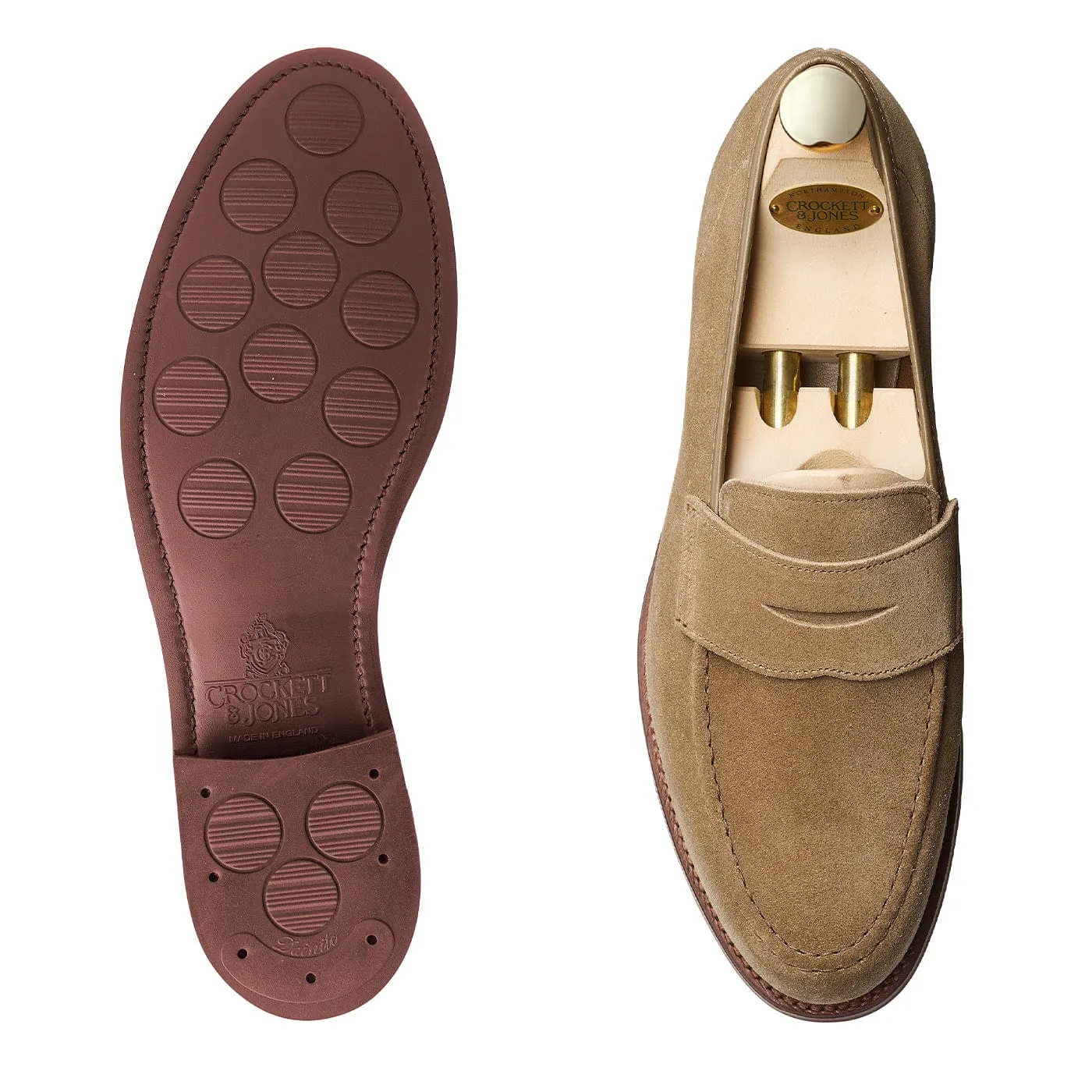 Long Walk Harvard 2 Khaki Suede