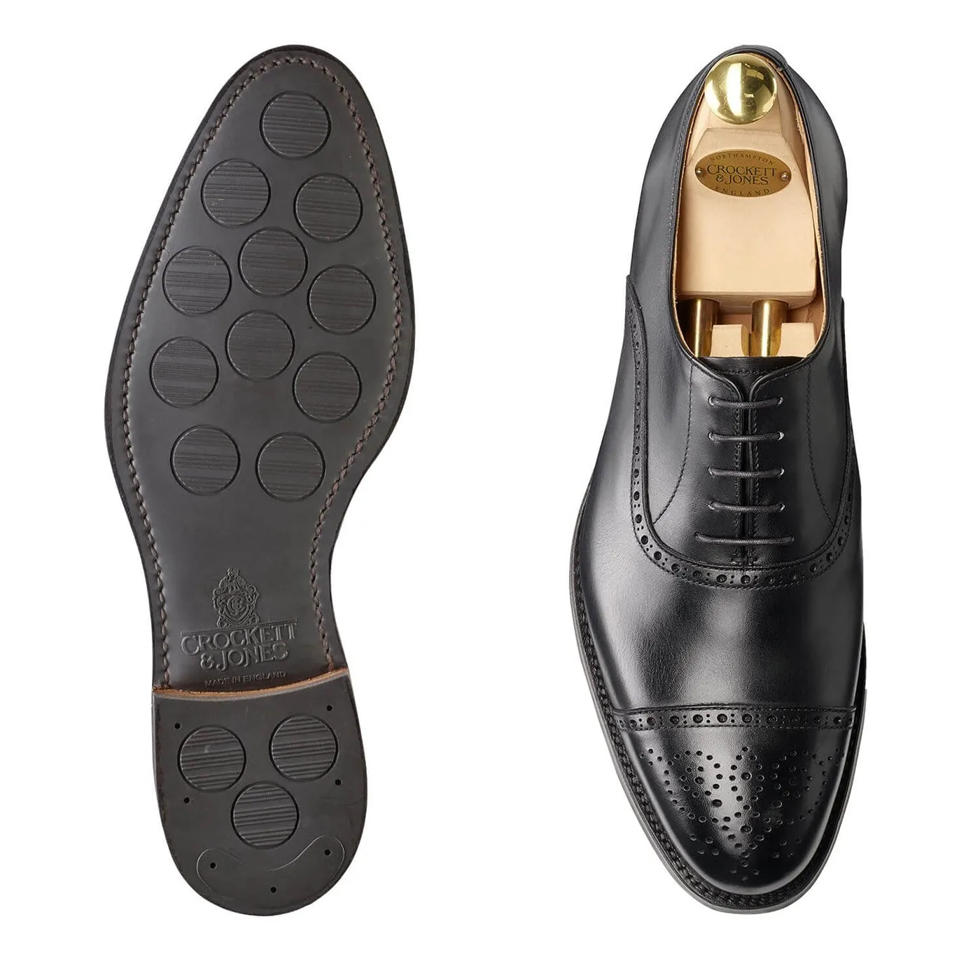 Hatton Black Calf Scandi Clean Elastic laces