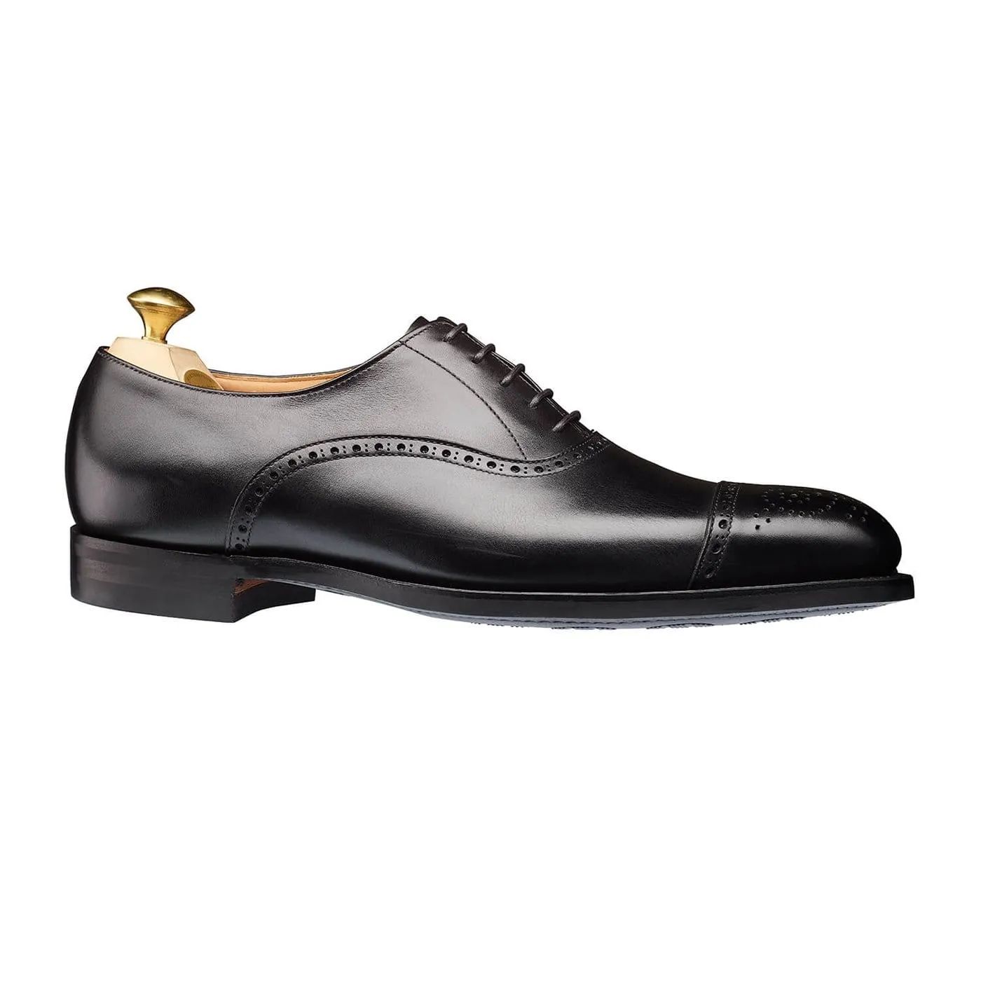 Cushioned Hatton Black Calf