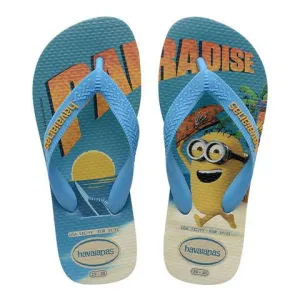 HAVAIANAS MINIONS - BEIGE/TURQUOISE