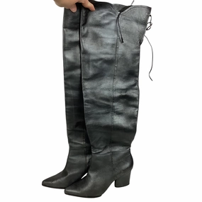 Boots Knee Heels By Donald Pliner  Size: 9 Knit Top