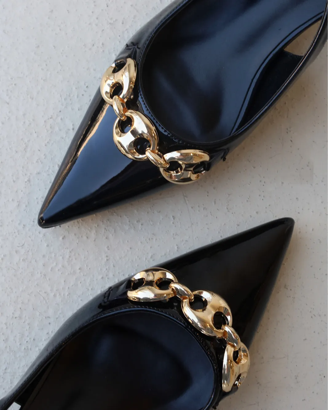 QUINBELLA - BLACK PATENT Comfortable Style Refined Footwear