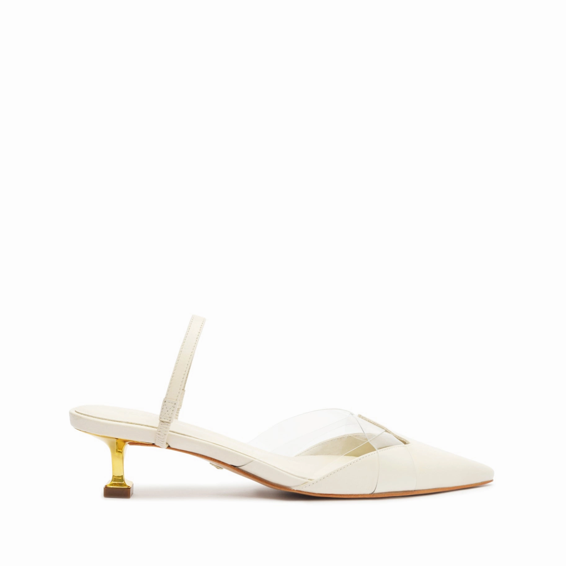 Wind Safe Tori Kitten Vinyl & Leather Pump