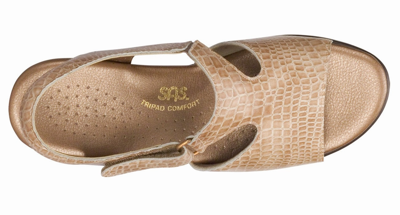 Suntimer - Beige Croc Breathable Casual Summer Shoes