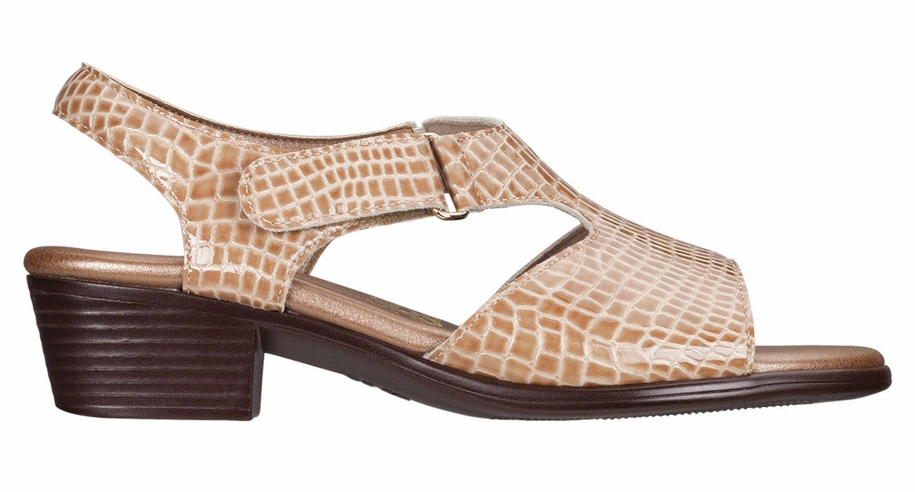 Suntimer - Beige Croc Cushioned Straps