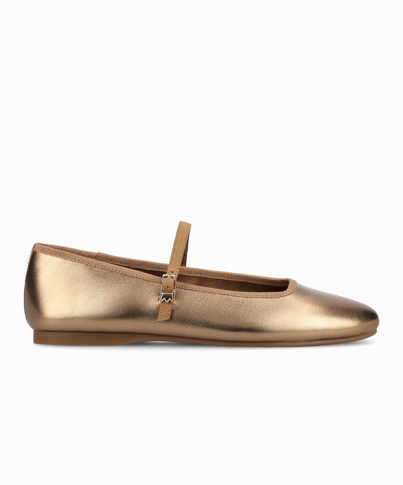Ergonomic Travel Enthusiasts The Hummingbird Mary Jane - Vintage Gold Metal Leather