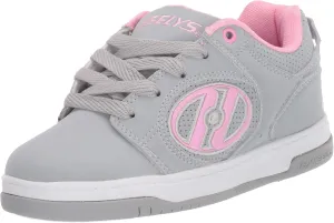 Heelys Unisex-Child Voyager Tennis Shoe, Grey/Light Pink, 13 Little Kid