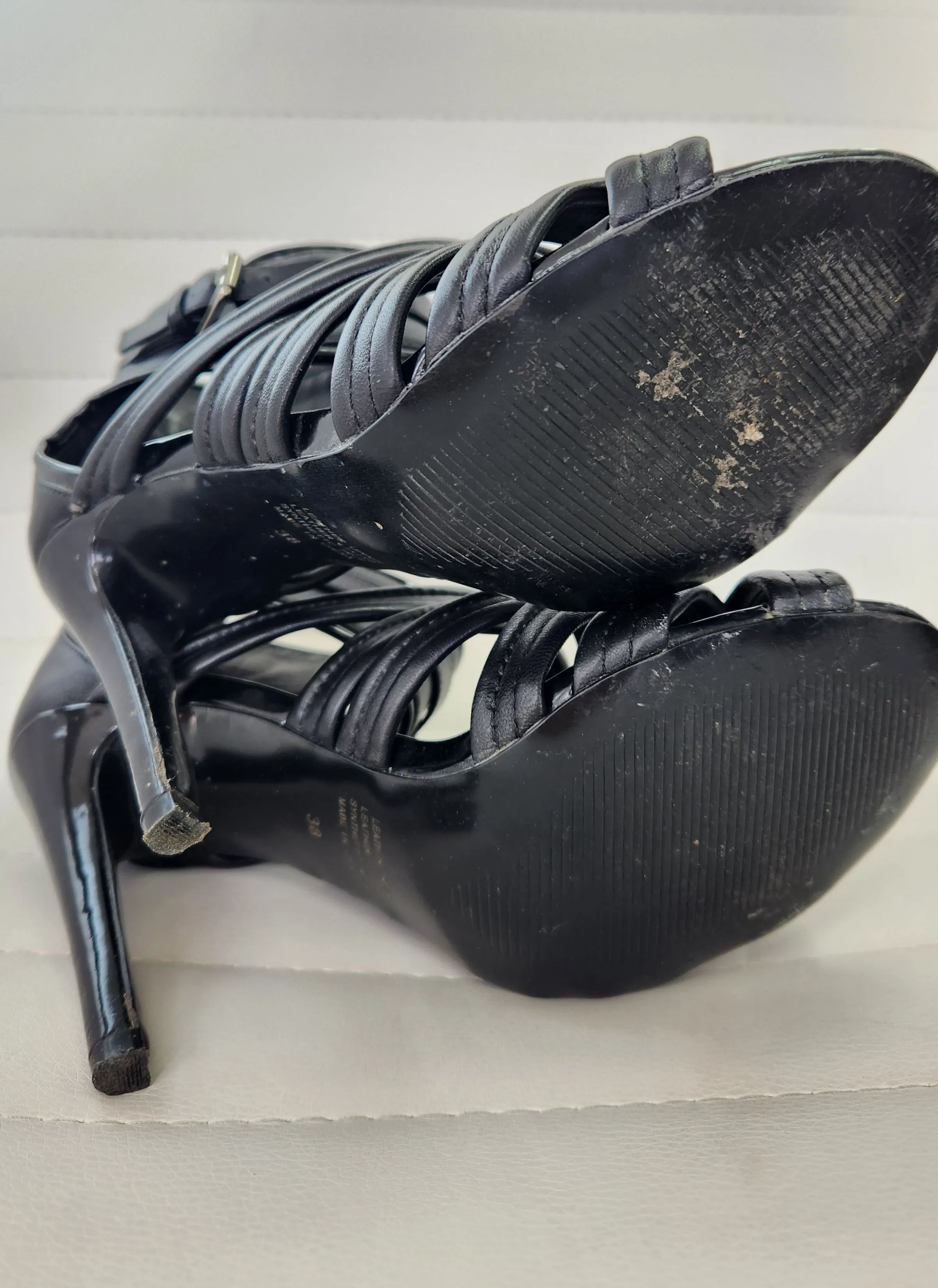 High Heeled Strappy Sandals