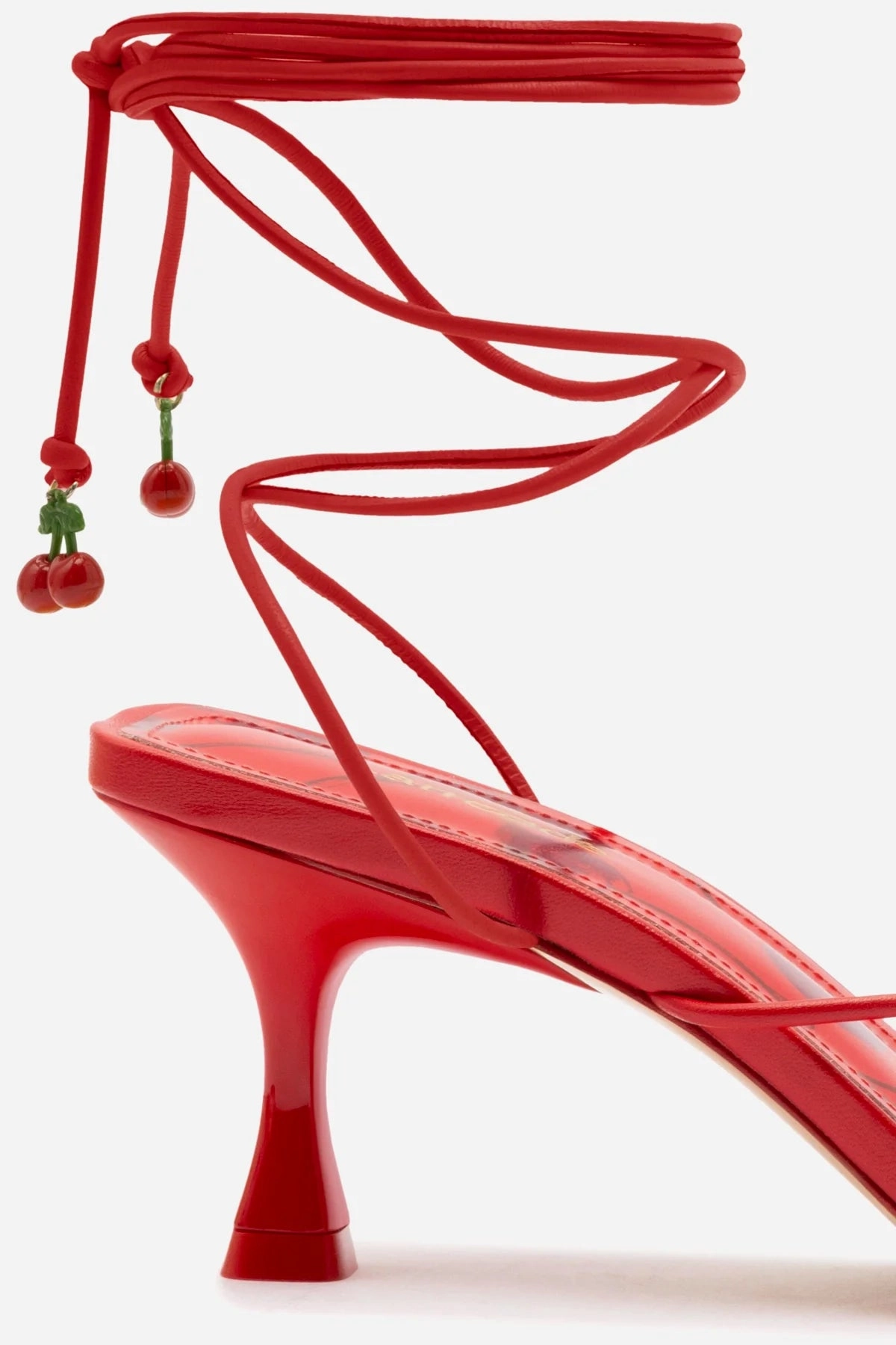 Summer Ease High arch support Nadia Sandal In Scarlet Leather