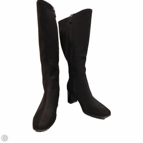 Zip Fast Boots Knee Heels By Aerosoles In Black, Size: 8.5