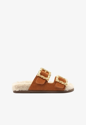 Street Ball Enola Weekend Sporty Cow Suede Sandal